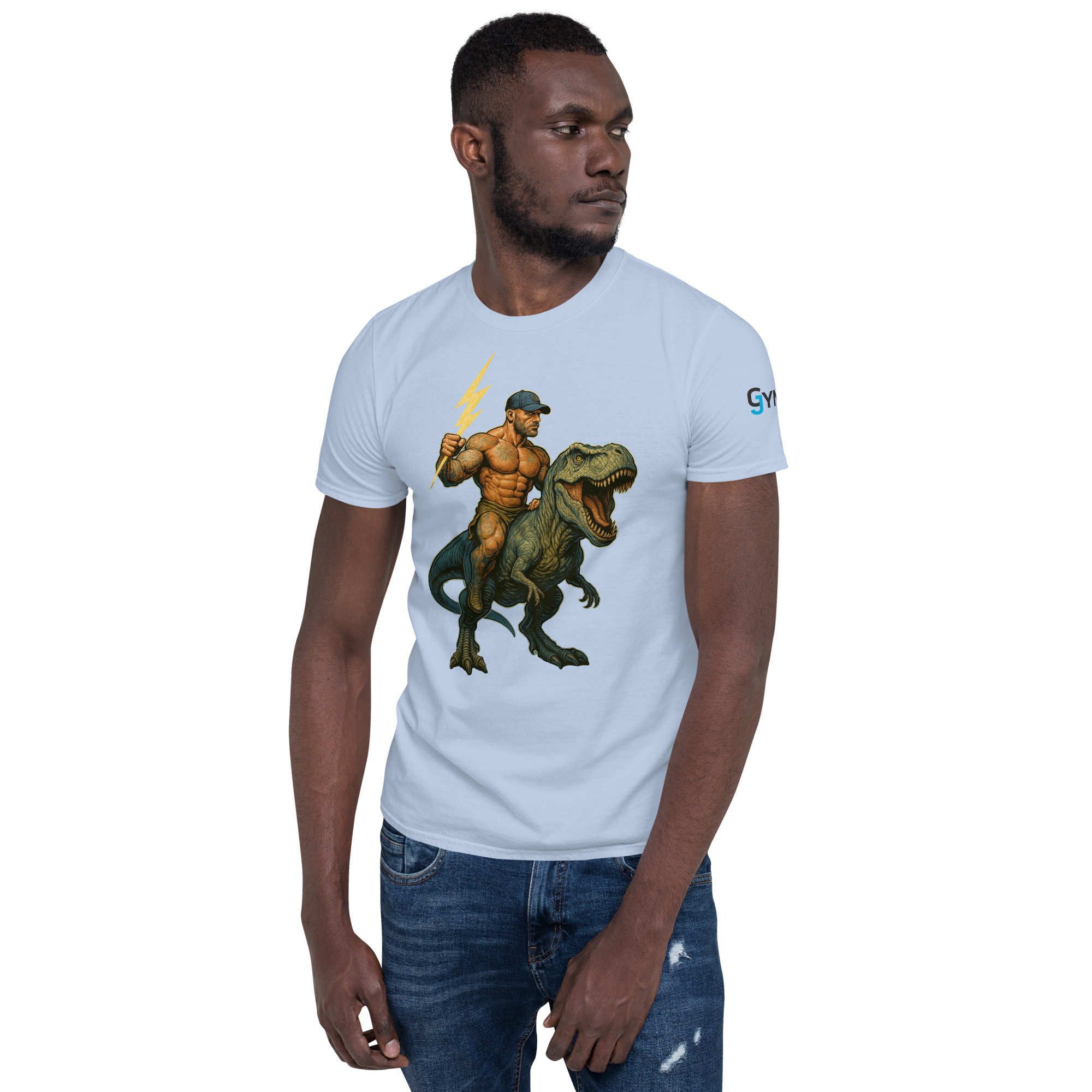 GymJymm Dino Rider T Shirt
